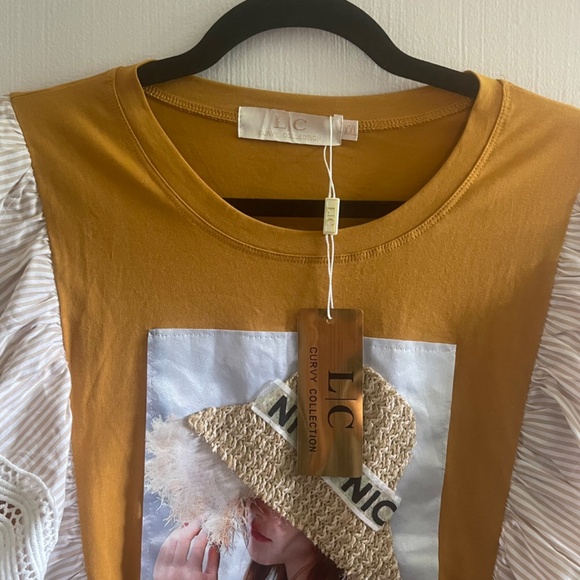 NWT! Lauren Conrad Curvy T-shirt Size XXL - Picture 4 of 5